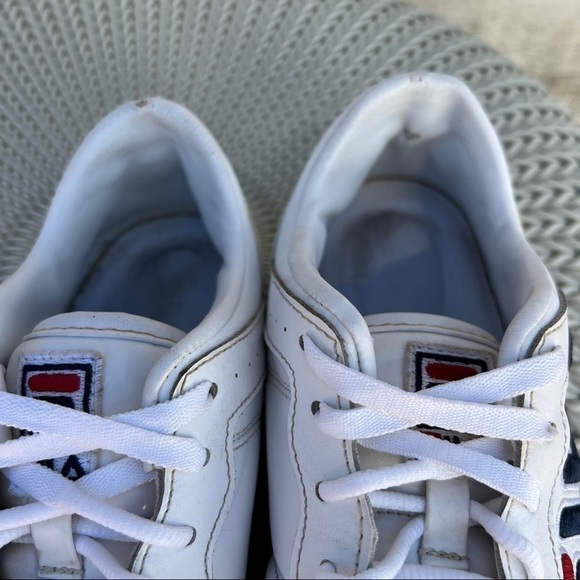 Fila White Leather Sneakers - Picture 9 of 9